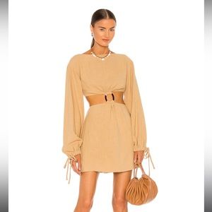 Revolve tan dress size small